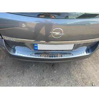 Takapuskurin suojalista OmsaLine, kiiltävä (SW, ruostumaton teräs) Opel Astra H 2004–2013 kuva 4