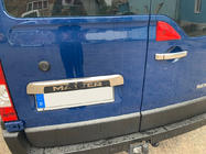 Renault Master 2011–2023 Rekisterikilven ylälista (ruostumaton teräs) kuva 2