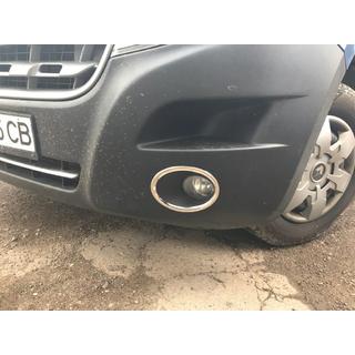 Sumuvalojen kromikehykset (2 kpl, ruostumaton teräs) kuva 2