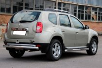 Renault Duster 2008–2017 Suora takakaari (ruostumaton teräs) kuva 2