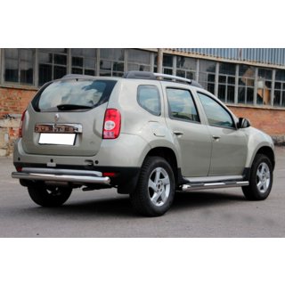 Suora takakaari (ruostumaton teräs) Dacia Duster 2008–2018 kuva 4
