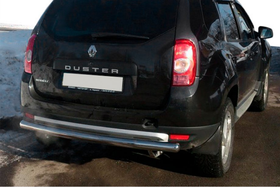 Dacia Duster 2008–2018 Suora takakaari (ruostumaton teräs) Image
