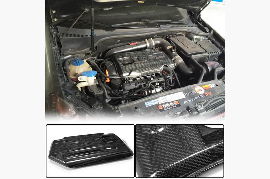 Volkswagen Golf 6 2008–2014 Moottorin suojakansi (GTI HB 2010-2013, Hiilikuitu) Image