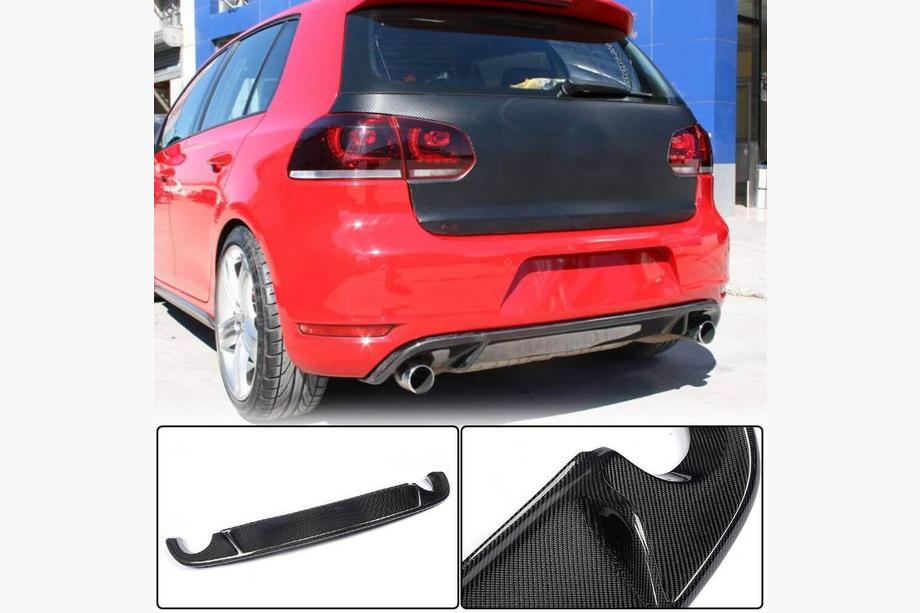 Volkswagen Golf 6 2008–2014 Takapuskurin diffuusori V2 (GTI HB 2010-2013, hiilikuitu) Image