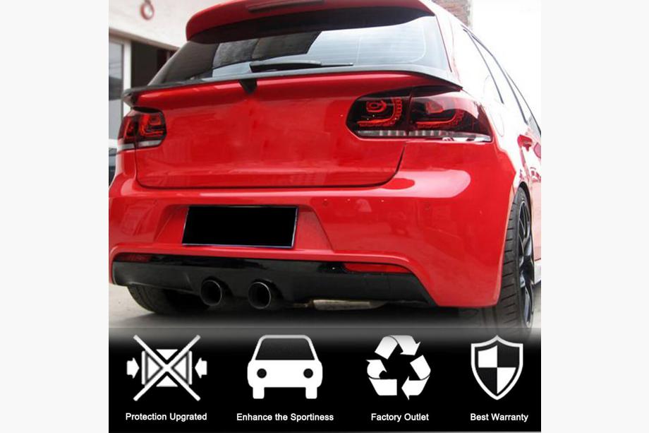 Volkswagen Golf 6 2008–2014 Alaspoileri (GTI/R HB 2010-2013, carbon) Kuva 2
