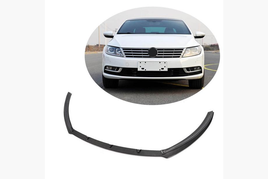 Volkswagen Passat CC 2008–2017 Etupuskurin lip Lip (2012-2018, hiilikuitu) Image