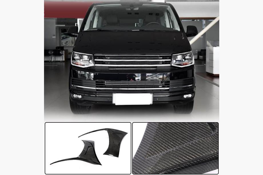 Volkswagen T6 2015–2024 Etupuskurin lipat (2015-2019, hiilikuitu) Image