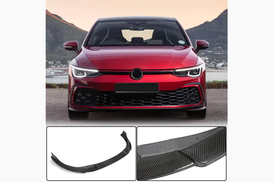 Volkswagen Golf 8 2019– Etu puskurin lipa Lip (GTI HB, hiilikuitu) Image