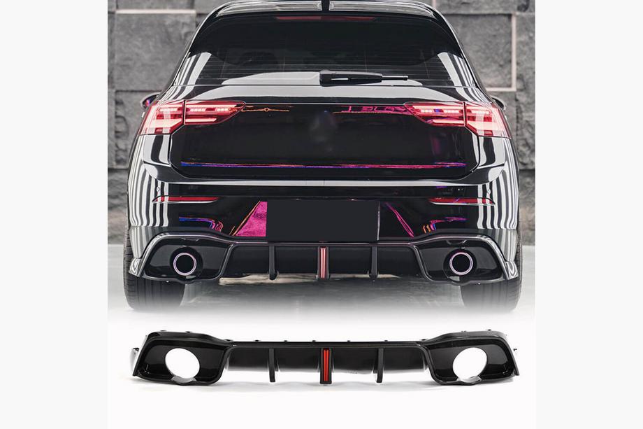 Volkswagen Golf 8 2019– Takapuskurin diffuusori (GTI HB, hiilikuitu) Kuva 1
