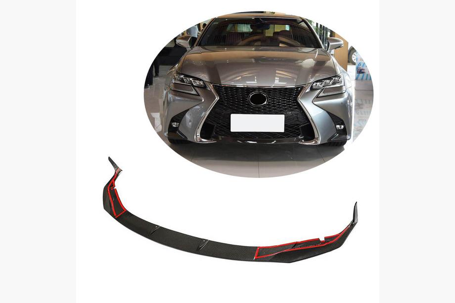 Lexus GS 2011–2020 Etupuskurin lip-spoileri Lip (GS F 2015-2020, hiilikuitu) Image