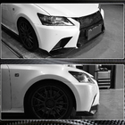 Lexus GS 2011–2020 Etupuskurin lipat (F-Sport 2011-2015, hiilikuitu) kuva 4