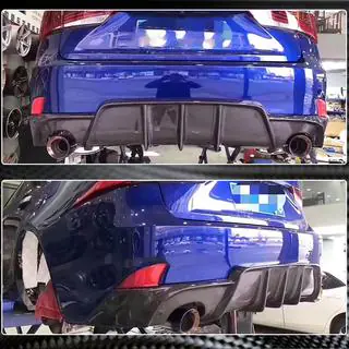 Takapuskurin diffuusori V1 (Base/F-Sport 2013-2016, hiilikuitu) kuva 3