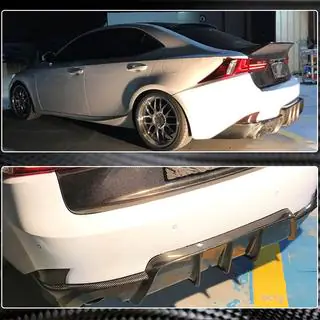 Takapuskurin diffuusori V1 (Base/F-Sport 2013-2016, hiilikuitu) kuva 4