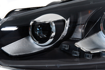 Volkswagen Golf 6 2008–2014 LED-ajovalot DRL:llä (2 kpl) kuva 13