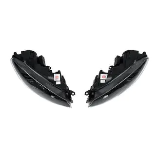 Etuajovalot Golf 7 Style Black (2 kpl) kuva 3