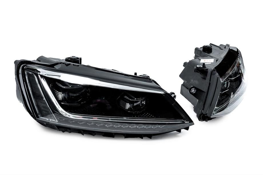 Volkswagen Jetta 2011–2018 Etuajovalot Full LED (ilman ohjainyksiköitä, 2 kpl) Kuva 4
