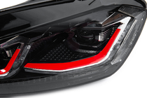 Volkswagen Golf 7/E-Golf 2012–2020 Etuajovalot Red (2012-2017, 2 kpl) kuva 5