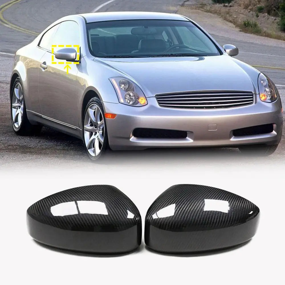 Peilinkuoret (hiilikuitu) Infiniti G35 (V35/CV35) 2003–2007 kuva 1