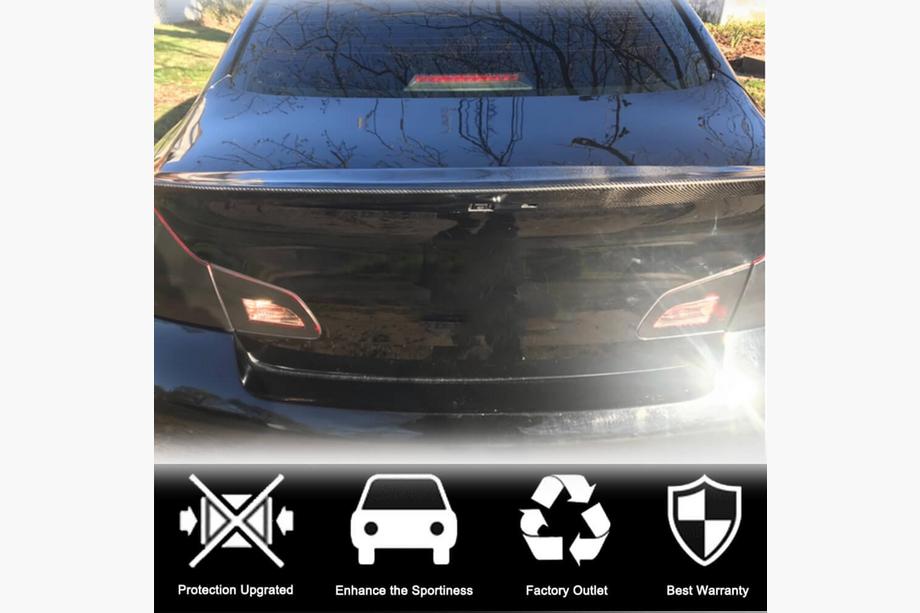 Infiniti G25/G35/37 (V36/CV36) 2006–2015 SD V1 -spoileri (G37 2009-2013, G25 2011-2012, hiilikuitu) Kuva 3