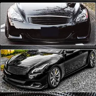 Etupuskurin lip (G37 Coupe 2009-2013, hiilikuitu) kuva 3