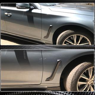 Hiilikuituiset etulokasuojien peitelistat (Q50 Base/Sport 2014-2020) Infiniti Q50/Q60 2013–2024 kuva 4