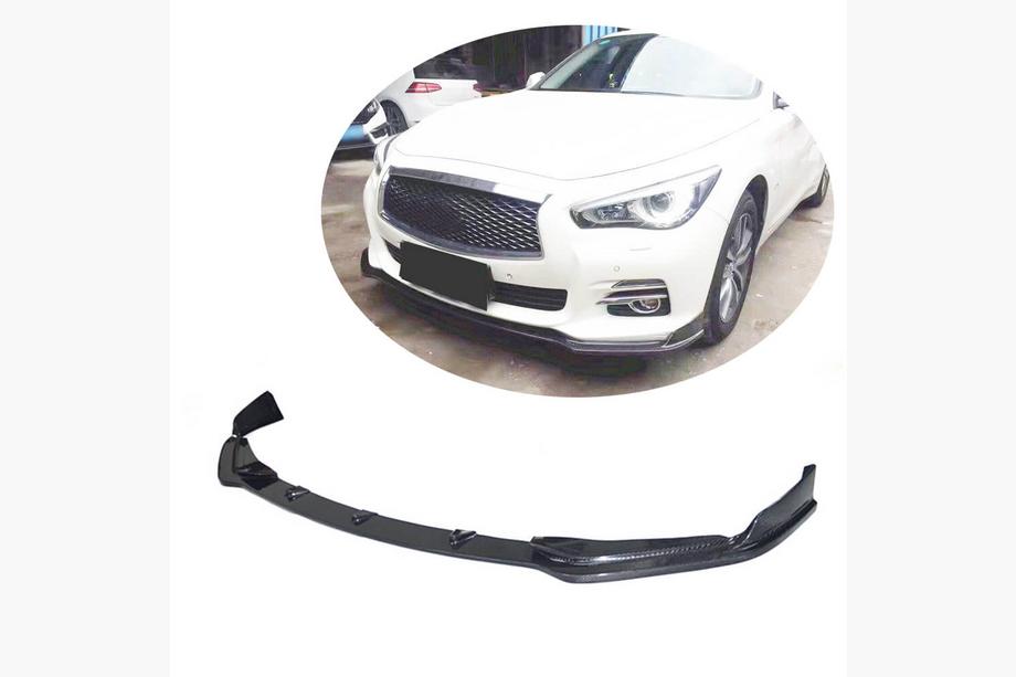 Infiniti Q50/Q60 2013–2024 Etupuskurin lipa Lip V1 (Q50 Base 2014-2017, hiilikuitu) Image