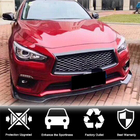 Infiniti Q50/Q60 2013–2024 Etupuskurin lip-spoileri Lip V1 (Q50 Base 2018-2023, hiilikuitu) kuva 3