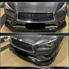 Infiniti Q50/Q60 2013–2024 Etupuskurin lip-spoileri Lip V1 (Q50 Base 2018-2023, hiilikuitu) kuva 5