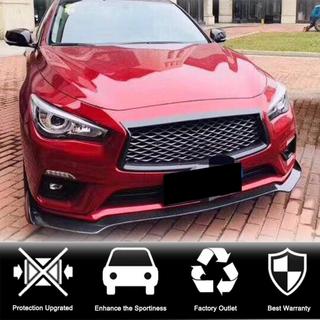 Etupuskurin lip-spoileri Lip V1 (Q50 Base 2018-2023, hiilikuitu) Infiniti Q50/Q60 2013–2024 kuva 3