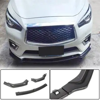 Etupuskurin lipa Lip V2 (Q50 Base 2018-2023, hiilikuitu) Infiniti Q50/Q60 2013–2024 kuva 1
