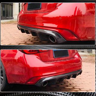Takapuskurin diffuusori V2 (Q50 Base/Sport 2018-2023, hiilikuitu) Infiniti Q50/Q60 2013–2024 kuva 3