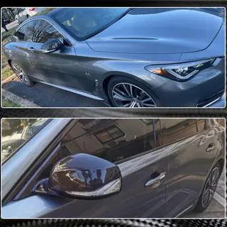 Peilinkuoret V1 (hiilikuitu) Infiniti Q50/Q60 2013–2024 kuva 4