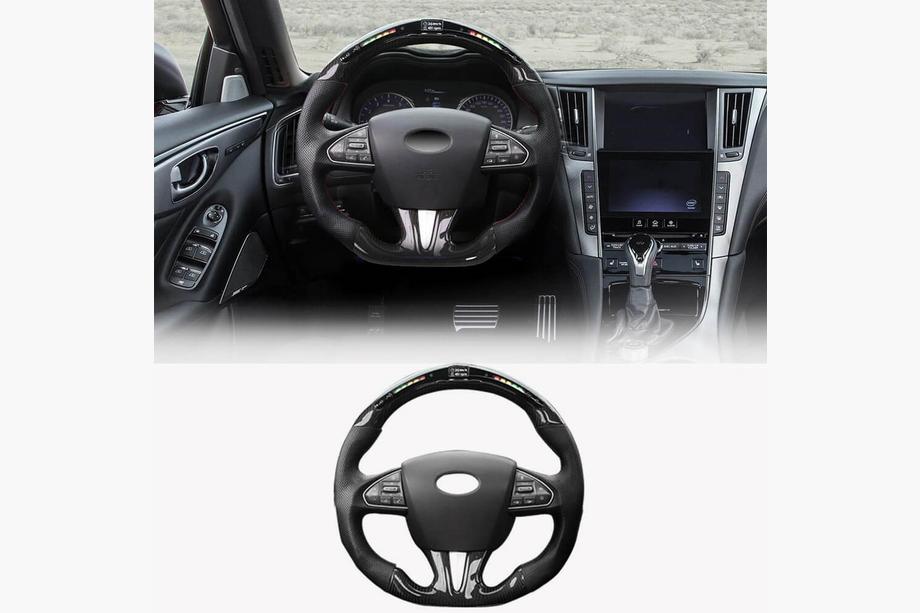 Infiniti Q50/Q60 2013–2024 Anatominen ohjauspyörä (2014-2017, hiilikuitu) Image