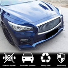 Infiniti Q50/Q60 2013–2024 Hiilikuitu etupuskurin lippa Lip V2 (Q50 Sport 2014-2017, Carbon) kuva 2