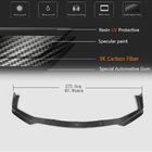 Infiniti Q50/Q60 2013–2024 Hiilikuitu etupuskurin lippa Lip V2 (Q50 Sport 2014-2017, Carbon) kuva 5