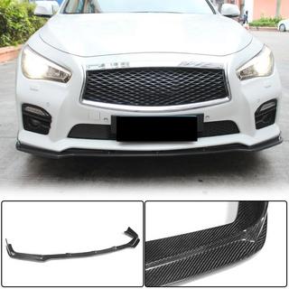 Hiilikuitu etupuskurin lippa Lip V2 (Q50 Sport 2014-2017, Carbon) Infiniti Q50/Q60 2013–2024 kuva 1