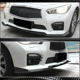 Hiilikuitu etupuskurin lippa Lip V2 (Q50 Sport 2014-2017, Carbon) Infiniti Q50/Q60 2013–2024 kuva 4