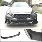 Infiniti Q50/Q60 2013–2024 Etupuskurin lipan lisäosa Lip V2 (Q50 Sport 2018-2022, hiilikuitu) kuva 2