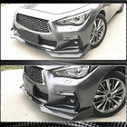Infiniti Q50/Q60 2013–2024 Etupuskurin lipan lisäosa Lip V2 (Q50 Sport 2018-2022, hiilikuitu) kuva 4