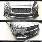 Infiniti Q50/Q60 2013–2024 Etupuskurin lipan lisäosa Lip V2 (Q50 Sport 2018-2022, hiilikuitu) kuva 5