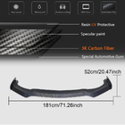 Infiniti Q50/Q60 2013–2024 Etupuskurin lipan lisäosa Lip V2 (Q50 Sport 2018-2022, hiilikuitu) kuva 6