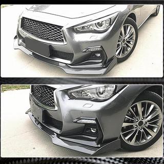 Etupuskurin lipan lisäosa Lip V2 (Q50 Sport 2018-2022, hiilikuitu) Infiniti Q50/Q60 2013–2024 kuva 4