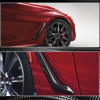 Karbonikuitulisät etulokasuojiin (Q60 2016-2022, hiilikuitu) Infiniti Q50/Q60 2013–2024 kuva 3