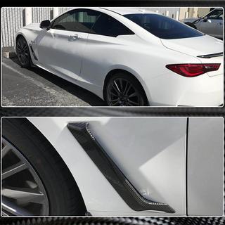 Karbonikuitulisät etulokasuojiin (Q60 2016-2022, hiilikuitu) Infiniti Q50/Q60 2013–2024 kuva 4
