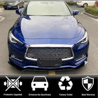 Etupuskurin lipa Lip V2 (Q60 2016-2022, hiilikuitu) Infiniti Q50/Q60 2013–2024 kuva 2