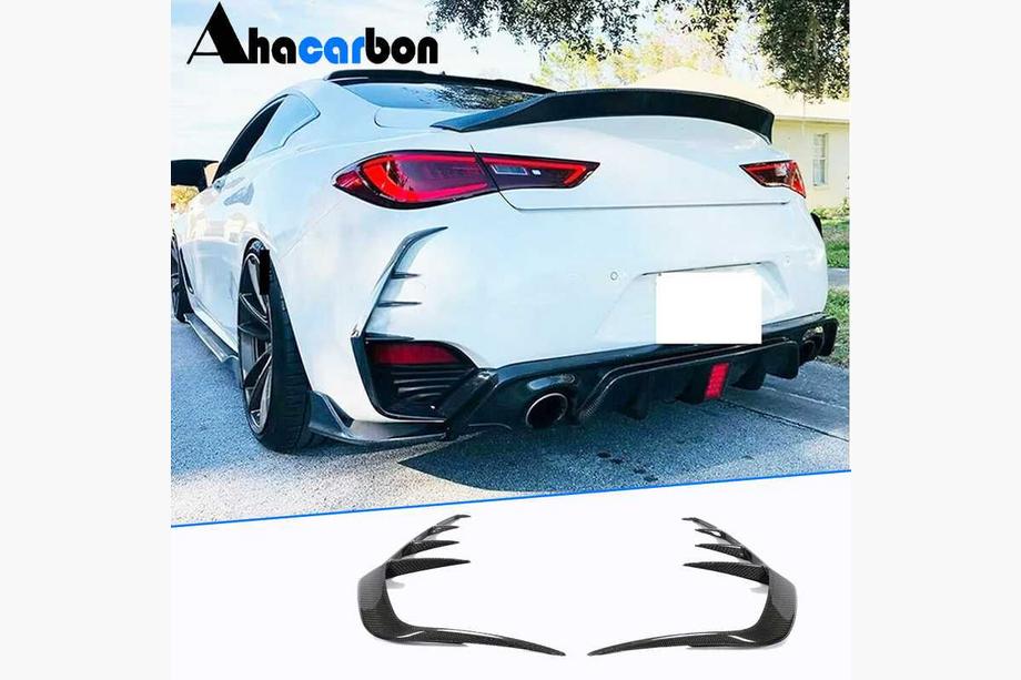 Infiniti Q50/Q60 2013–2024 Takapuskurin listat (Q60 2016-2022, hiilikuitu) Image