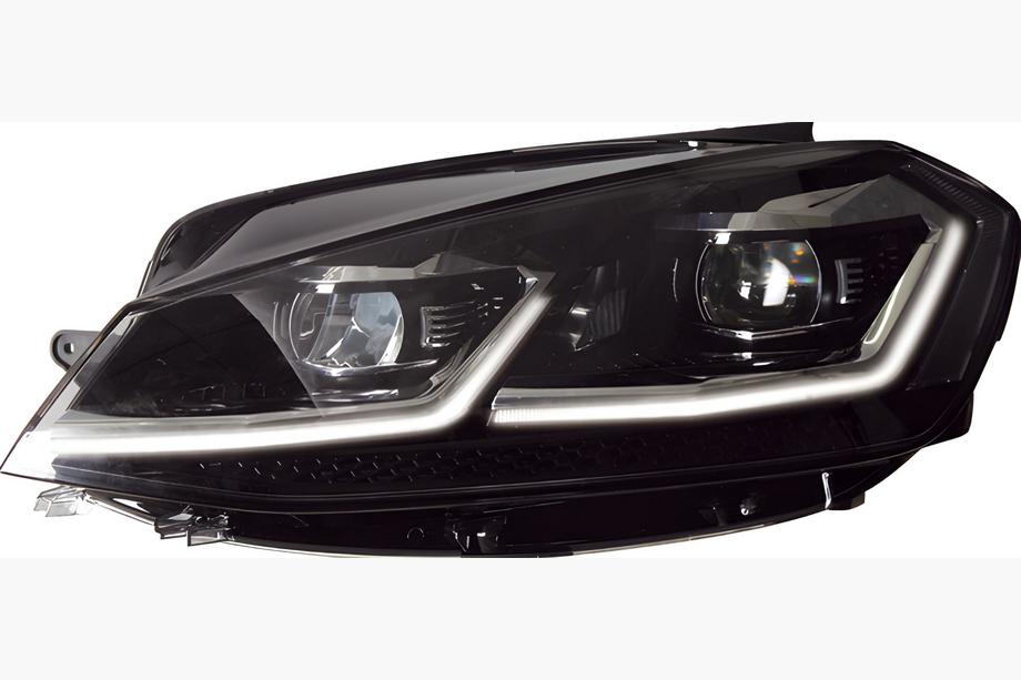 Volkswagen Golf 7/E-Golf 2012–2020 Etovalot moduuleilla Silver FullLed Style (2012-2017, 2 kpl sarja) Image