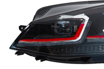 Volkswagen Golf 7/E-Golf 2012–2020 Etuvalot Red (2017-2020, 2 kpl) kuva 8