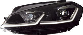Volkswagen Golf 7/E-Golf 2012–2020 Ajovalot Silver FullLed (2017-2020, 2 kpl) kuva 1