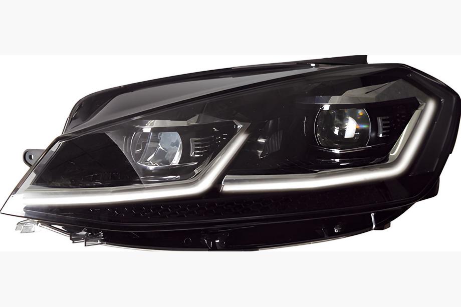 Volkswagen Golf 7/E-Golf 2012–2020 Ajovalot Silver FullLed (2017-2020, 2 kpl) Image